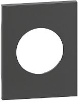 Лицевая панель Legrand BTicino Living Now для 1-м. 3 мод. розетки 220В черный картинка